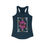 Thumbnail: Bombero's Queen Card Design Women's Ideal Racerback Tank