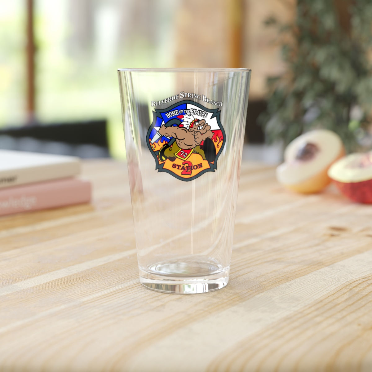 Bulverde Spring Branch Station 2 Pint Glass, 16oz