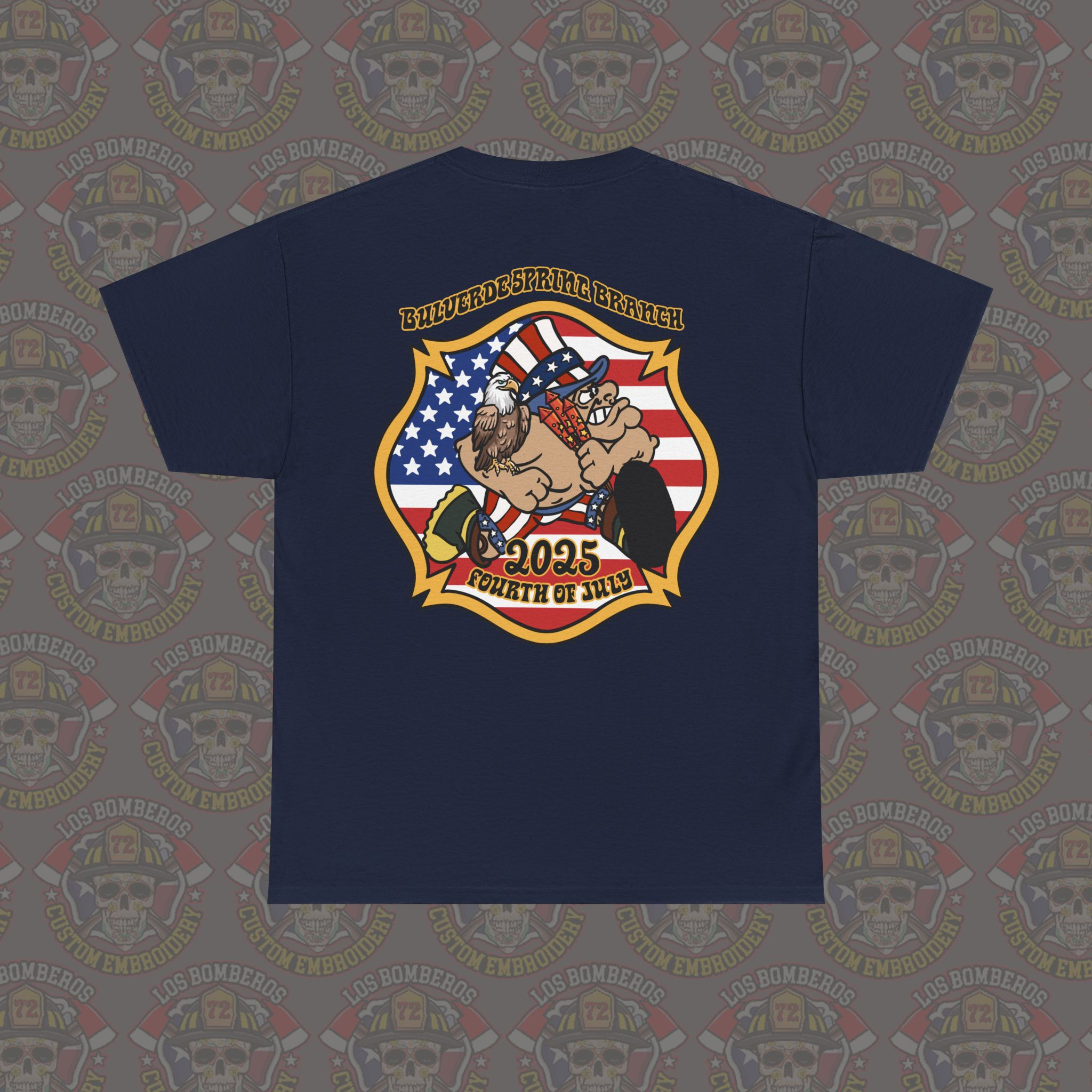 BSB Station 2 Fourth Of July Unisex Heavy Cotton Tee