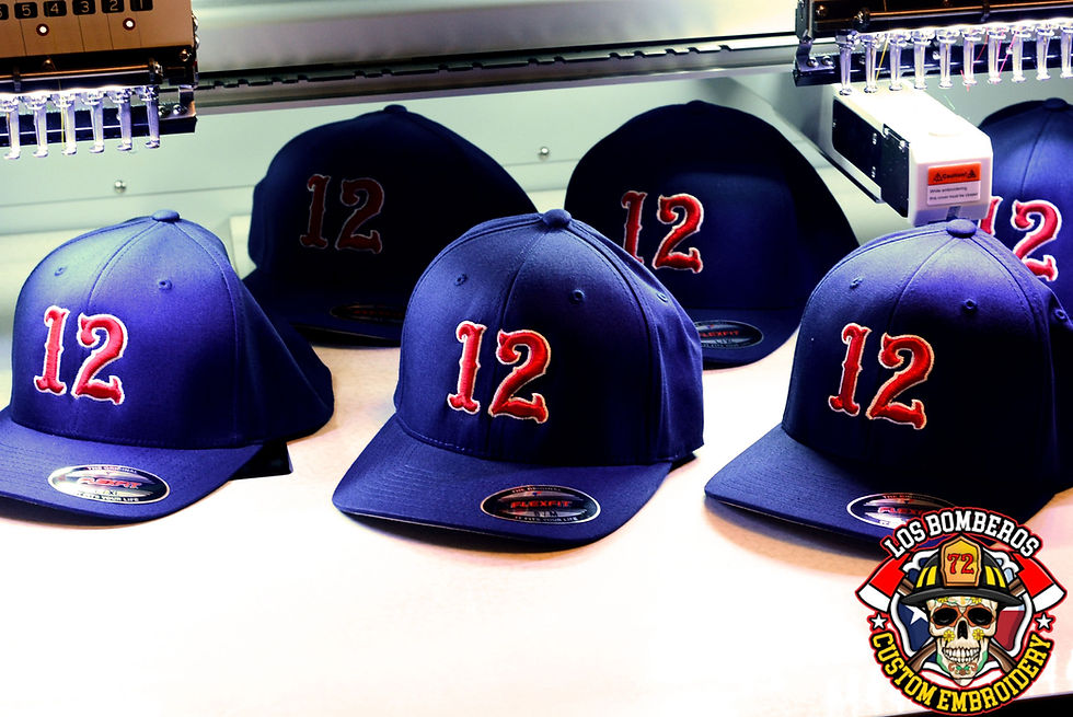 Thumbnail: Flexfit 5001 V-Flex Twill Cap - 2 inch Centered Puff