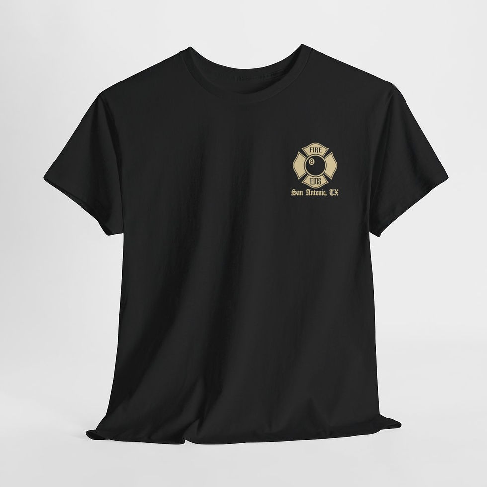 Thumbnail: SAFD 8 Unisex Heavy Cotton Tee