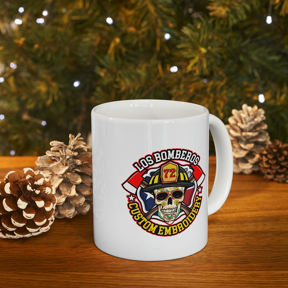 Thumbnail: Los Bomberos Ceramic Mug, 11oz