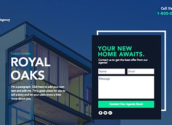 real estate landing pages
