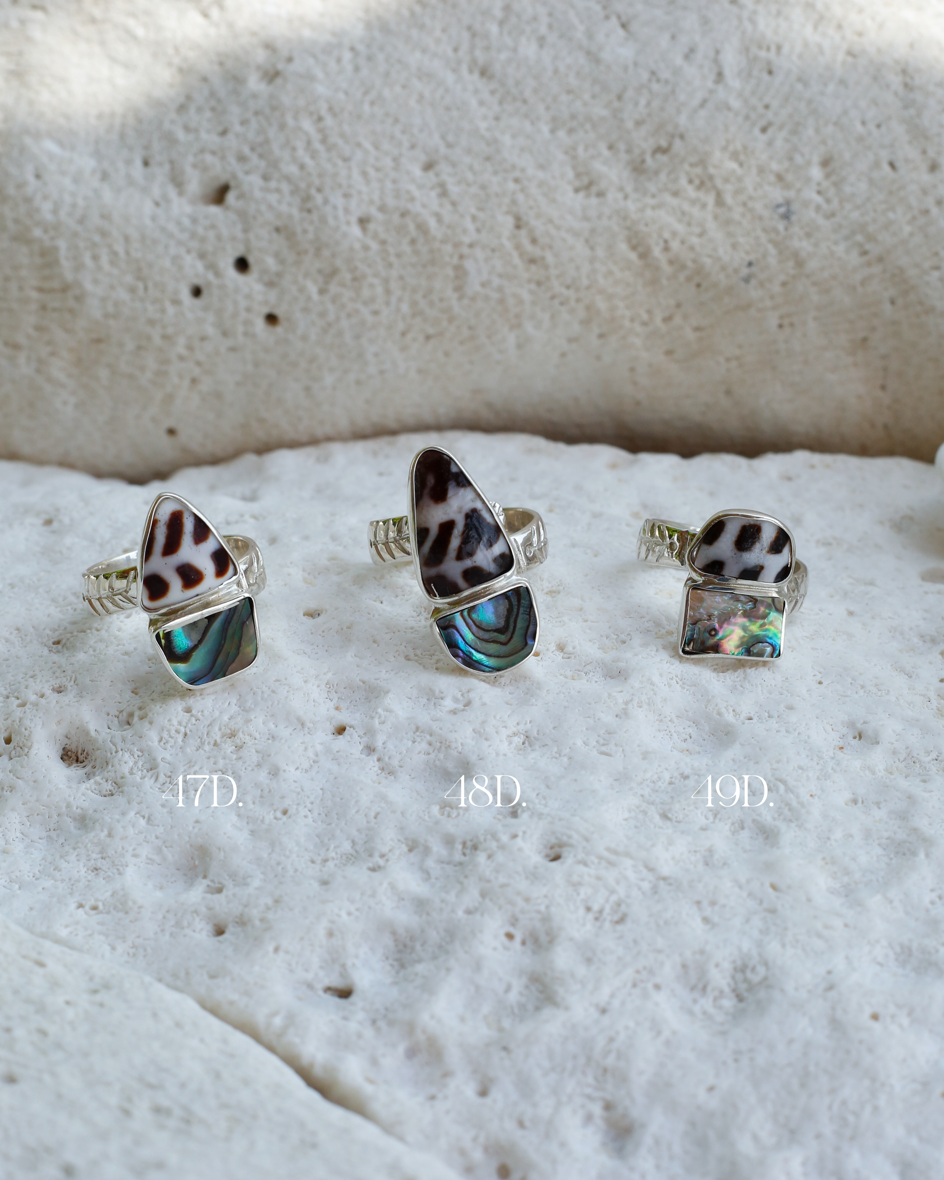 Hebrew shell and abalone