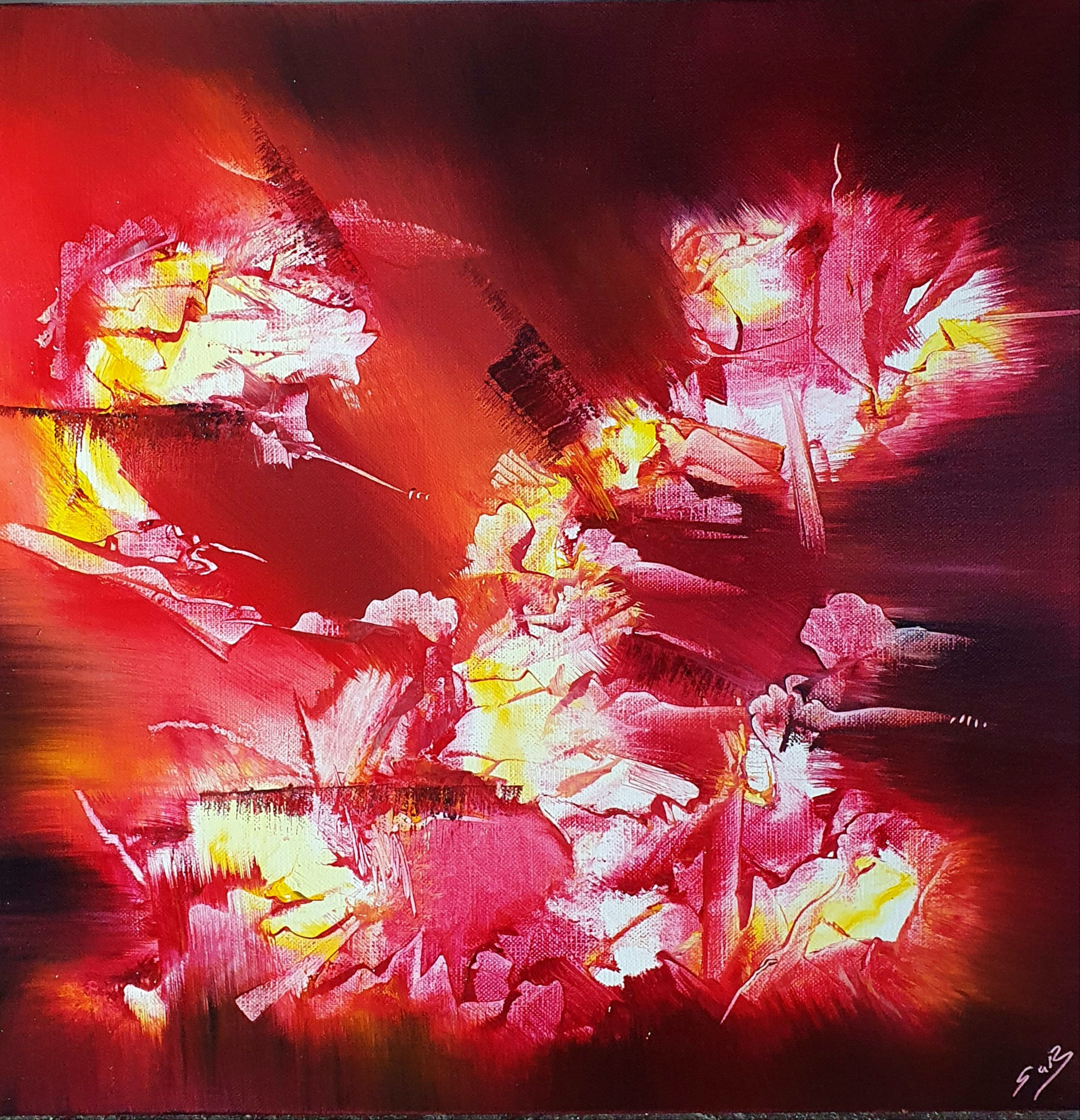 Sunset time - 40 x 40 cm