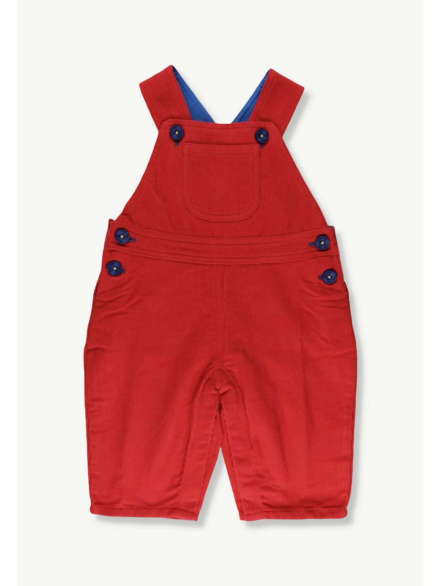 Toby Tiger Red Corduroy Dungarees