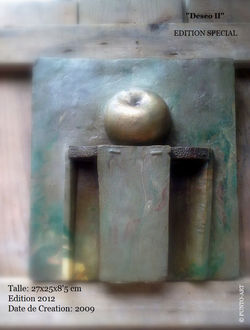 ''Deseo II'' (27x25x8'5).