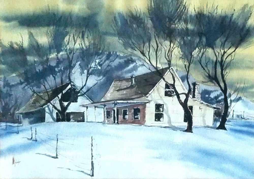 Watercolor-24-x-16-watercolor,-winter-Fa