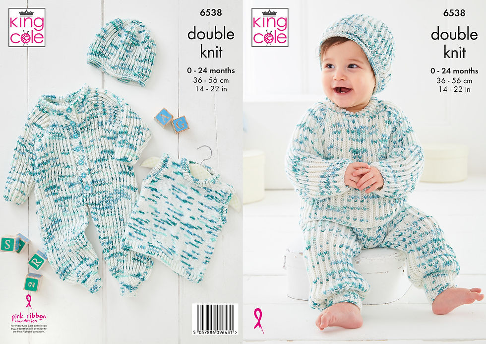 Thumbnail: King Cole 6538 - Baby Set - (Leaflet)