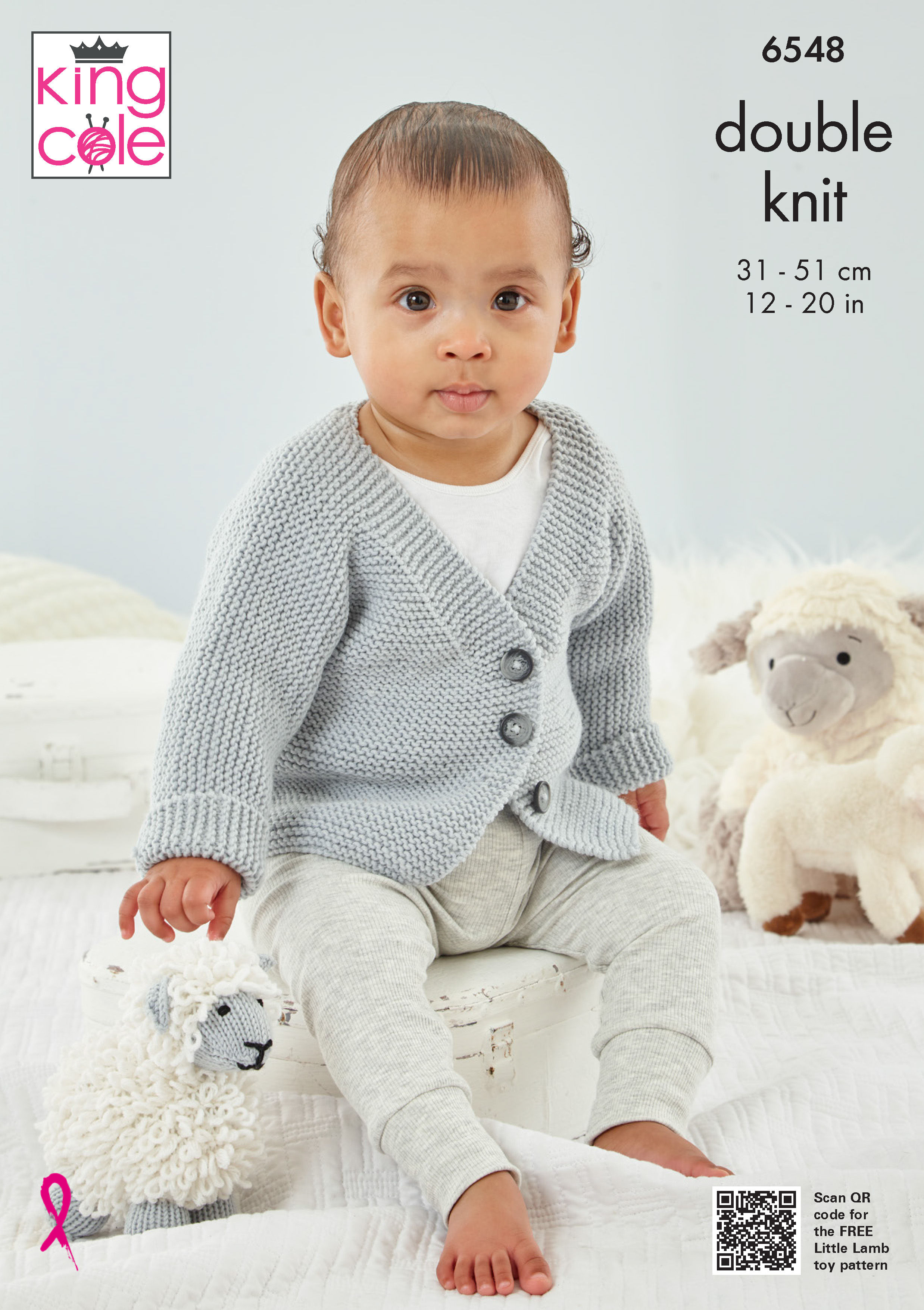 King Cole 6548 - Cardigans & Sheep - (Leaf