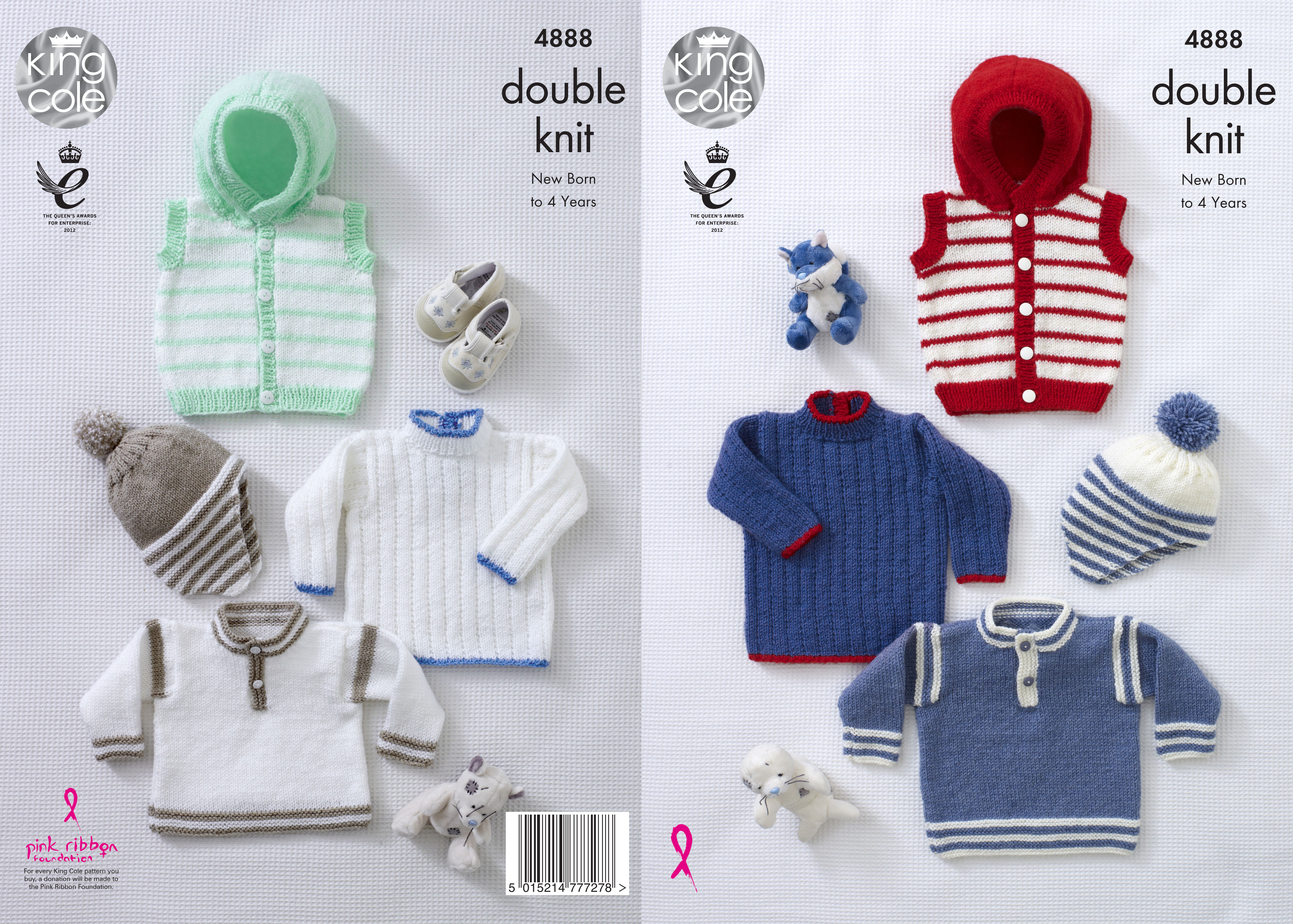 King Cole 4888 - Hoodie, Sweater, Hat (Leaflet)