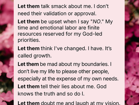 Are You Entering A "Let Them" Season?