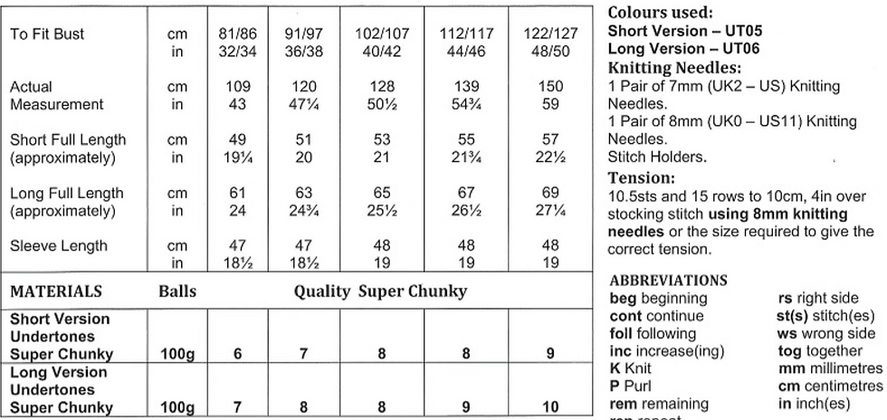 Thumbnail: James C Brett Undertones Super Chunky  Sweaters - JB997 – (Leaflet)