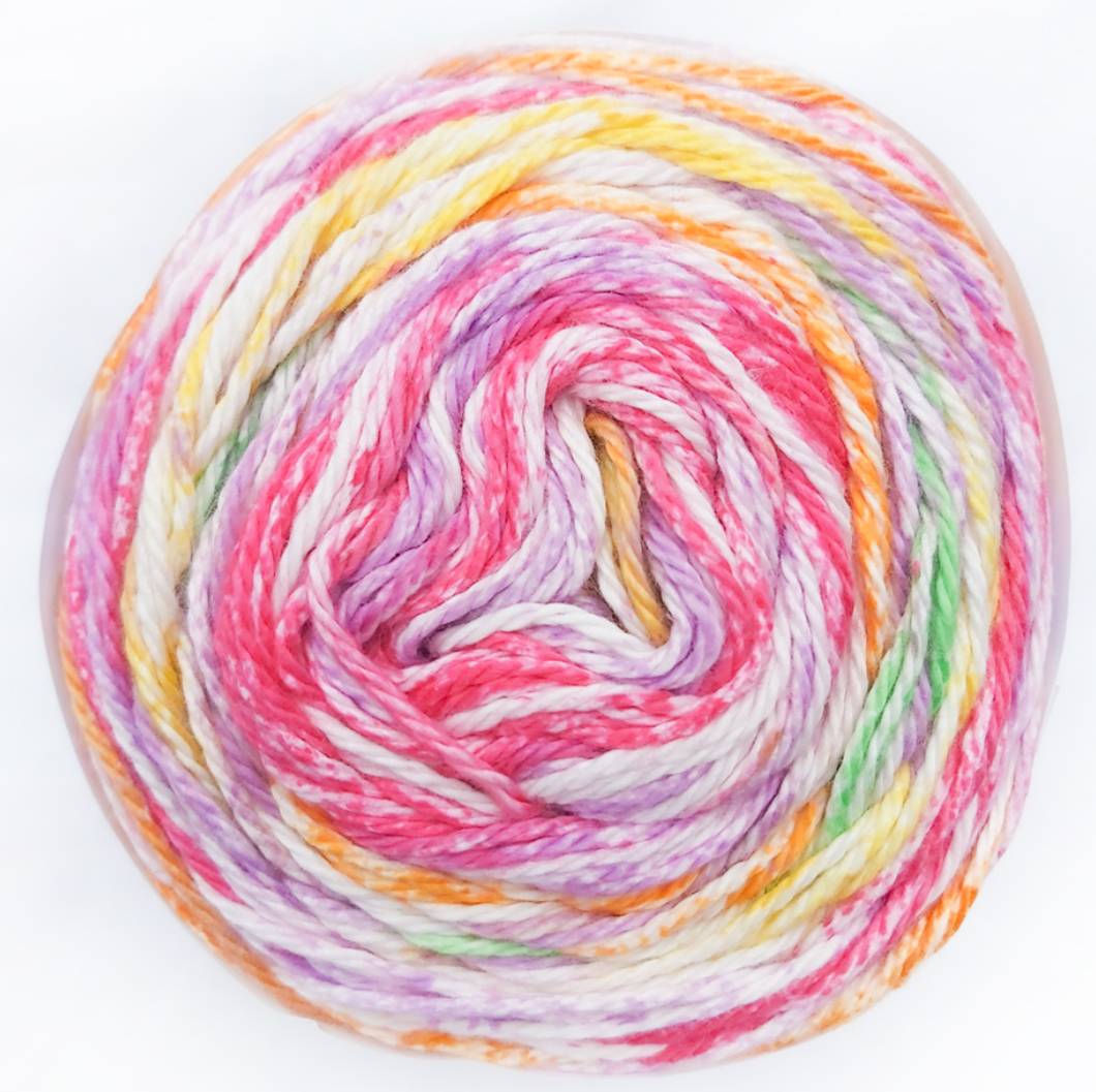 James C Brett Cotton Waves - Rainbow (WV12) 100g