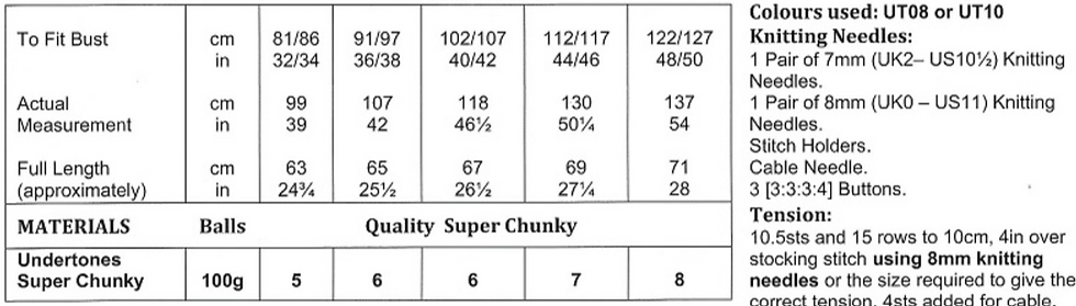 Thumbnail: James C Brett Undertones Super Chunky  Waistcoats - JB996 – (Leaflet)