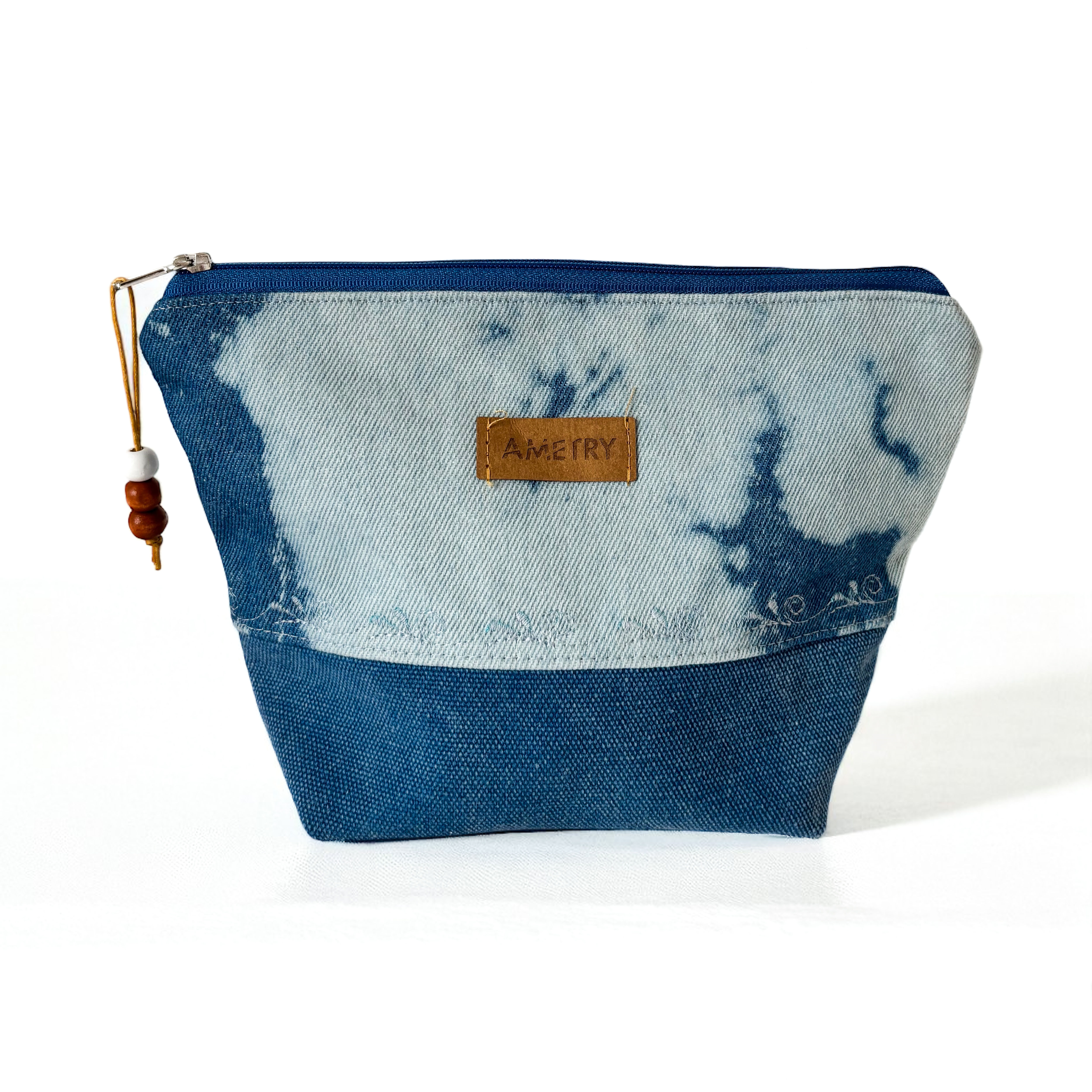 Kulturbeutel aus Jeans, Aufbewahrungstasche aus Jeans