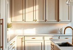 Luxury residential kitchen, white oak ca