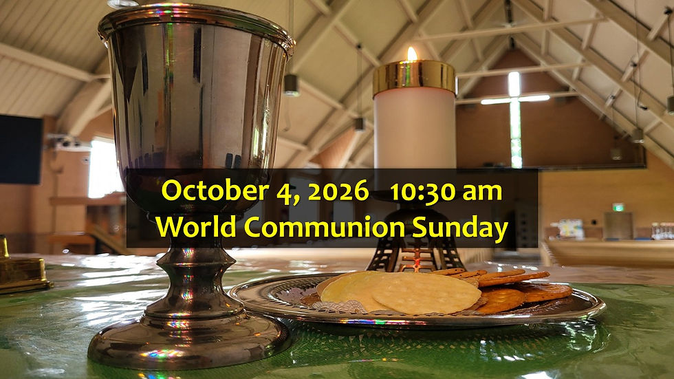 World Communion Sunday