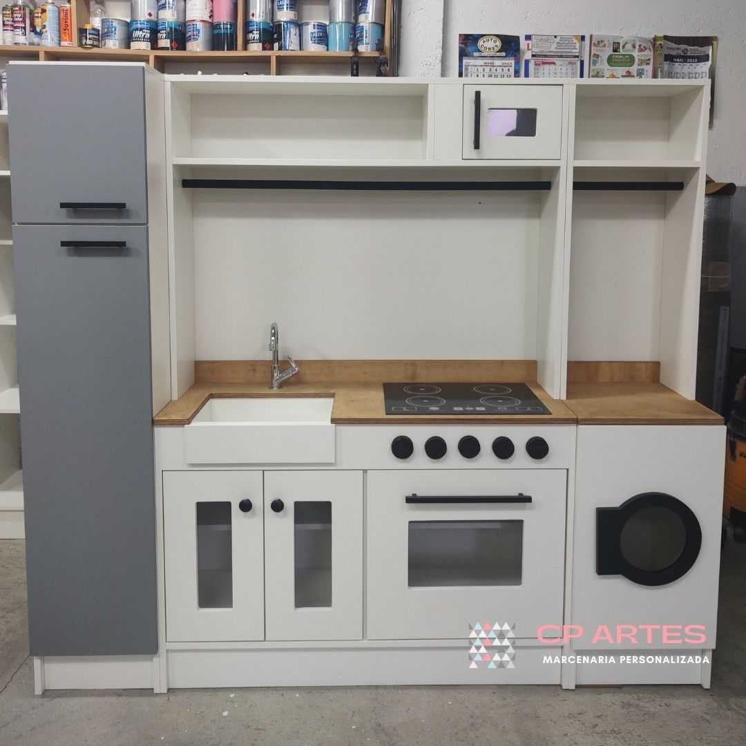 Cozinha Lívia 1,50 Altura Completa+ Cooktop Decorativo