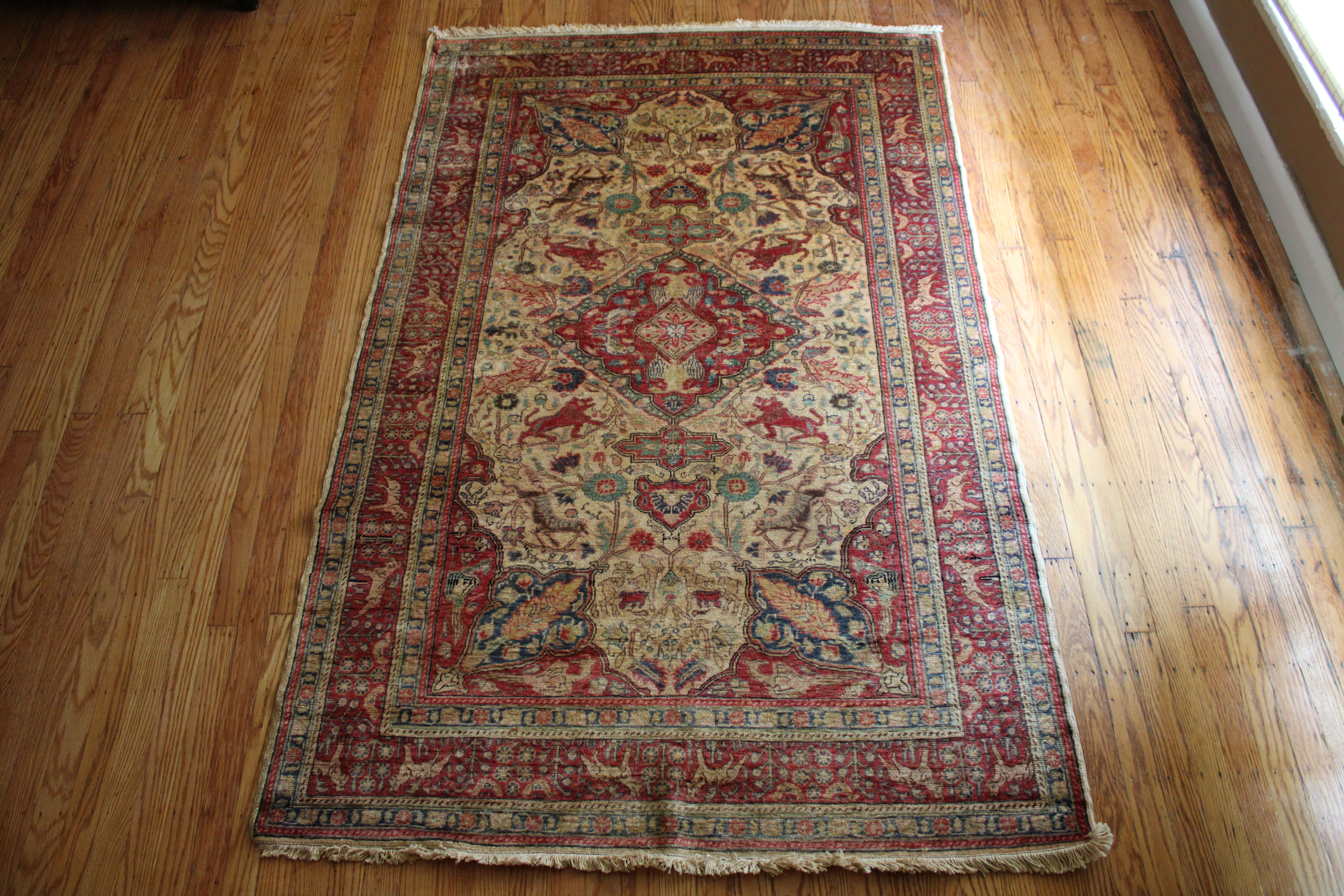 Pink Floral Rug