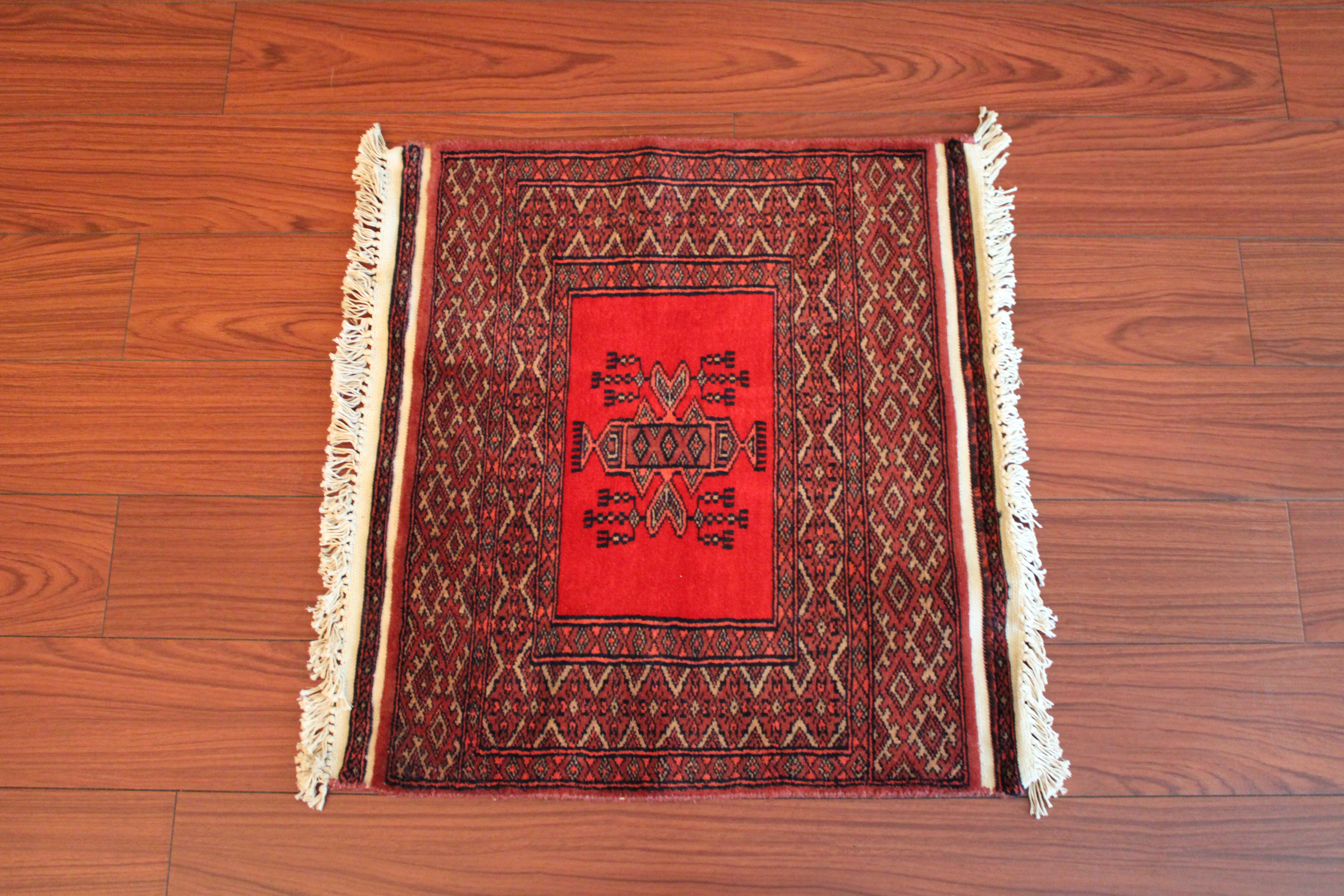 Brown and Red Mini Rug