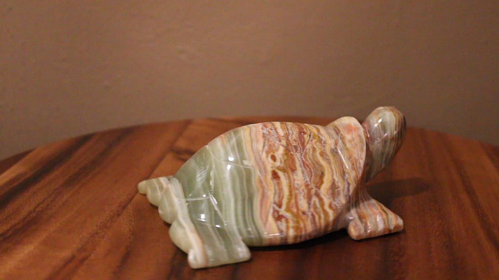 Thumbnail: Large Carved Marble Turtles