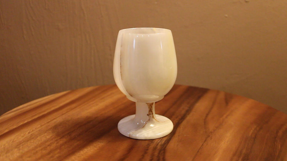 Thumbnail: Marble/Onyx Stone Goblets
