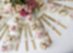 Mariage chic en rose nude et gold