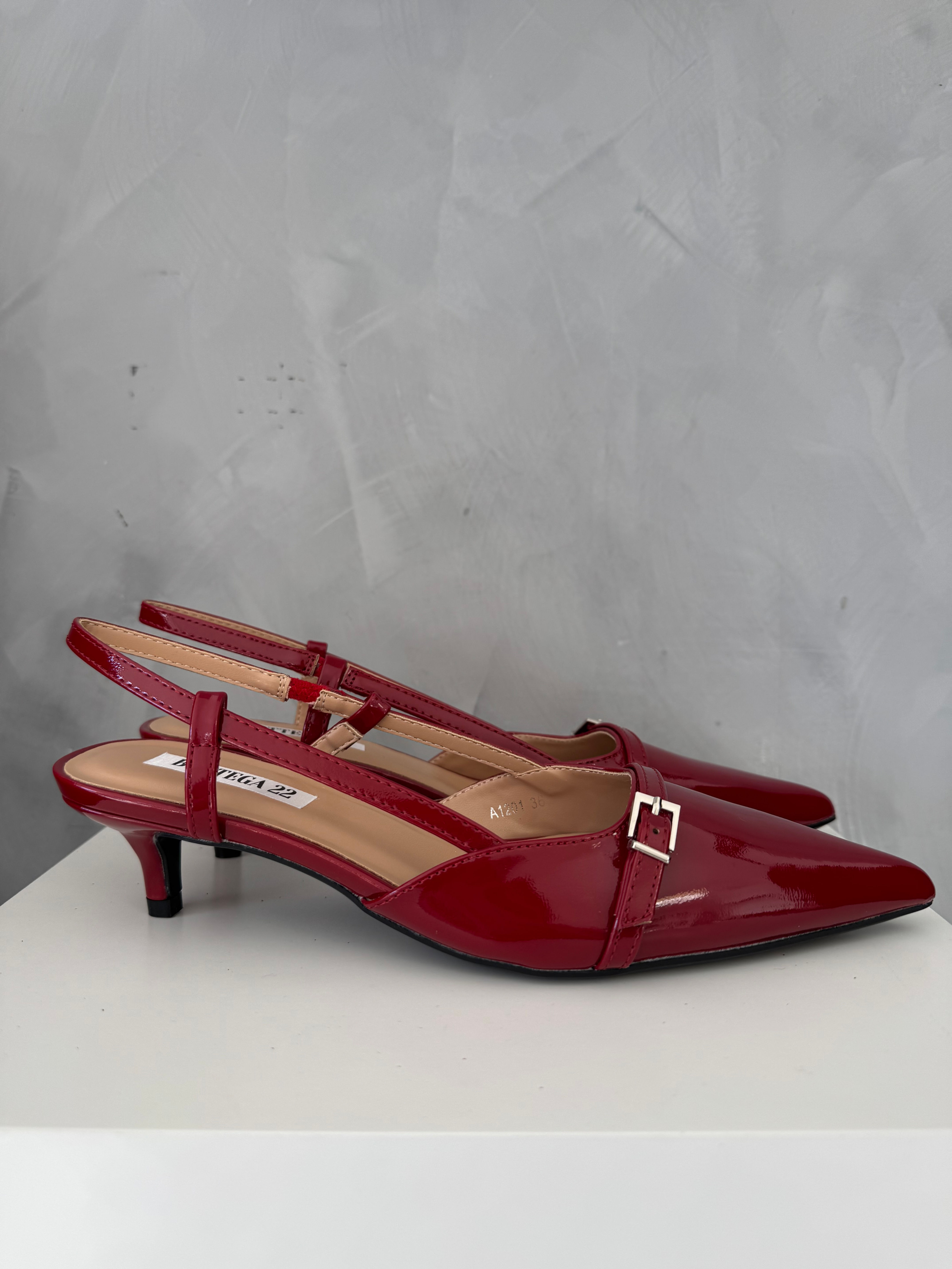 Slingback rosse ADELINE