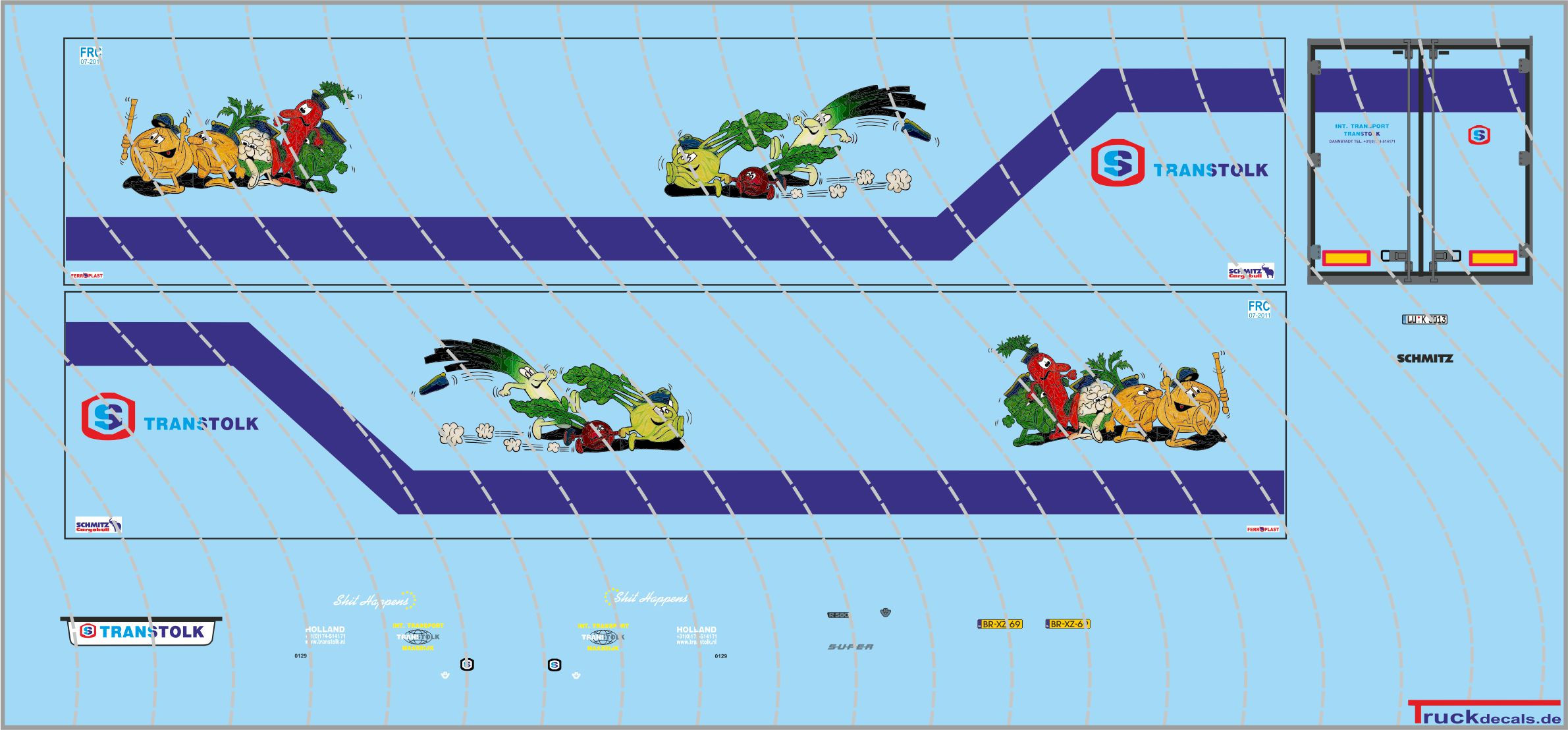 Transtolk Scania R TL Kühlkoffersattelzug