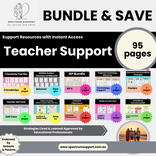Teacher Support Bundle | Autism and ADHD Support