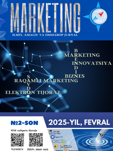 Marketing jurnali 2025 yil, 2-son