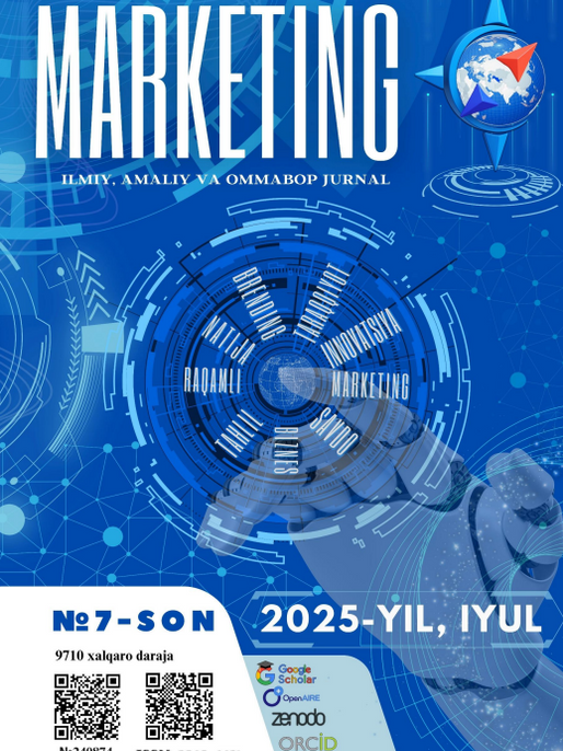 Marketing jurnali 2025 yil, 7-son