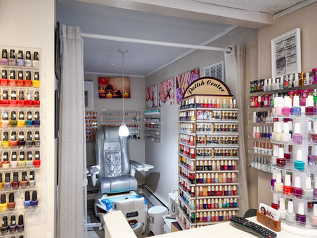 Interior of Nana Nails & Spa in Beverly, MA