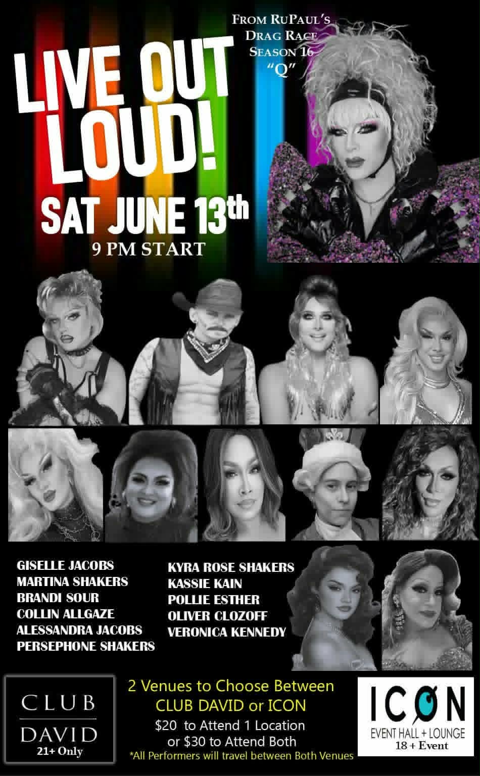 Pride After Dark: LIVE OUT LOUD | Downtown Sioux Falls