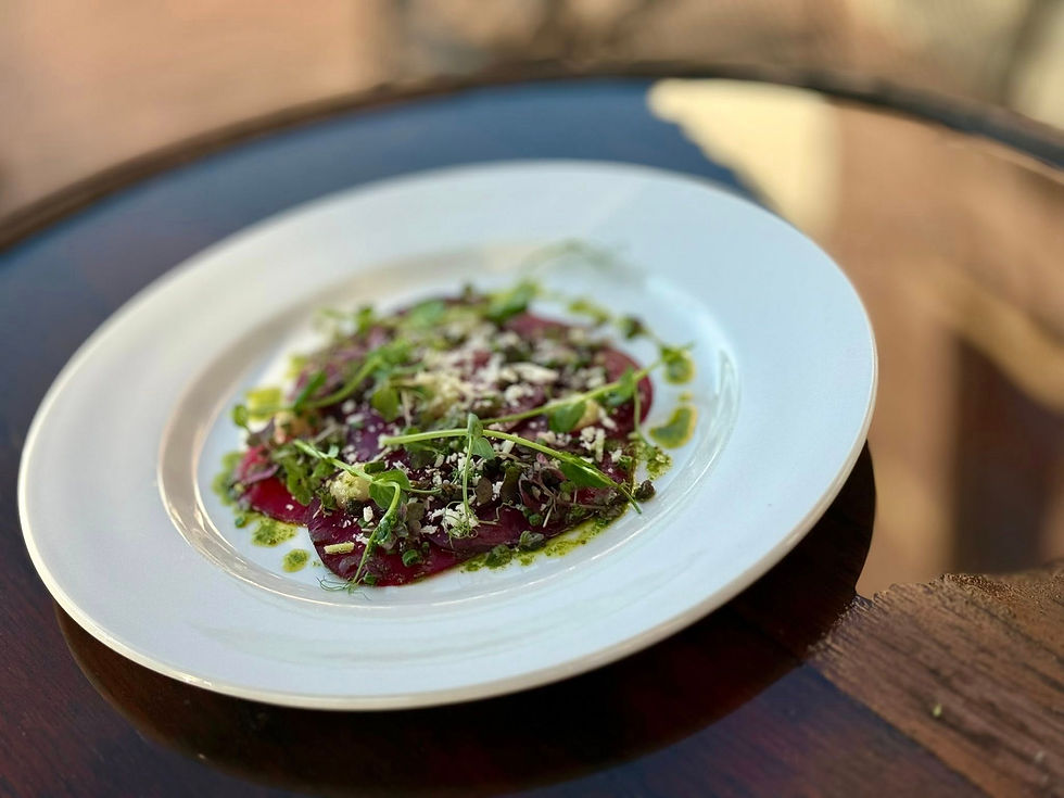 Taste Summer: Beet Carpaccio