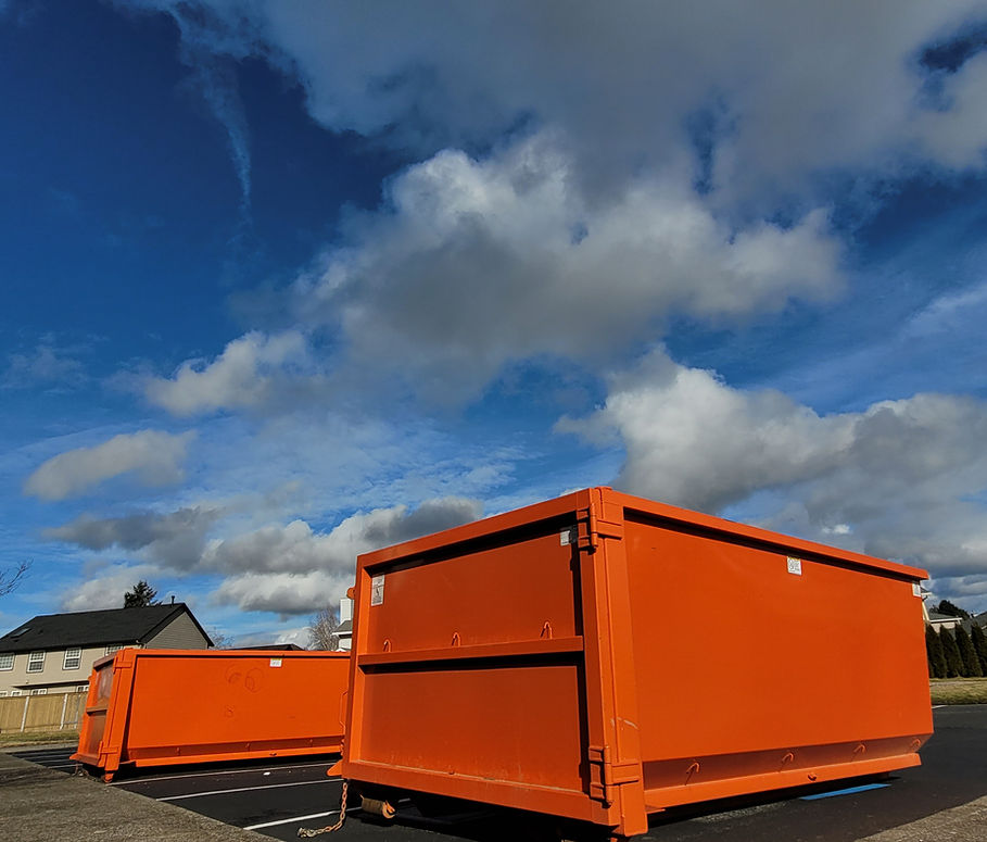 Construction dumpster West Linn OR project