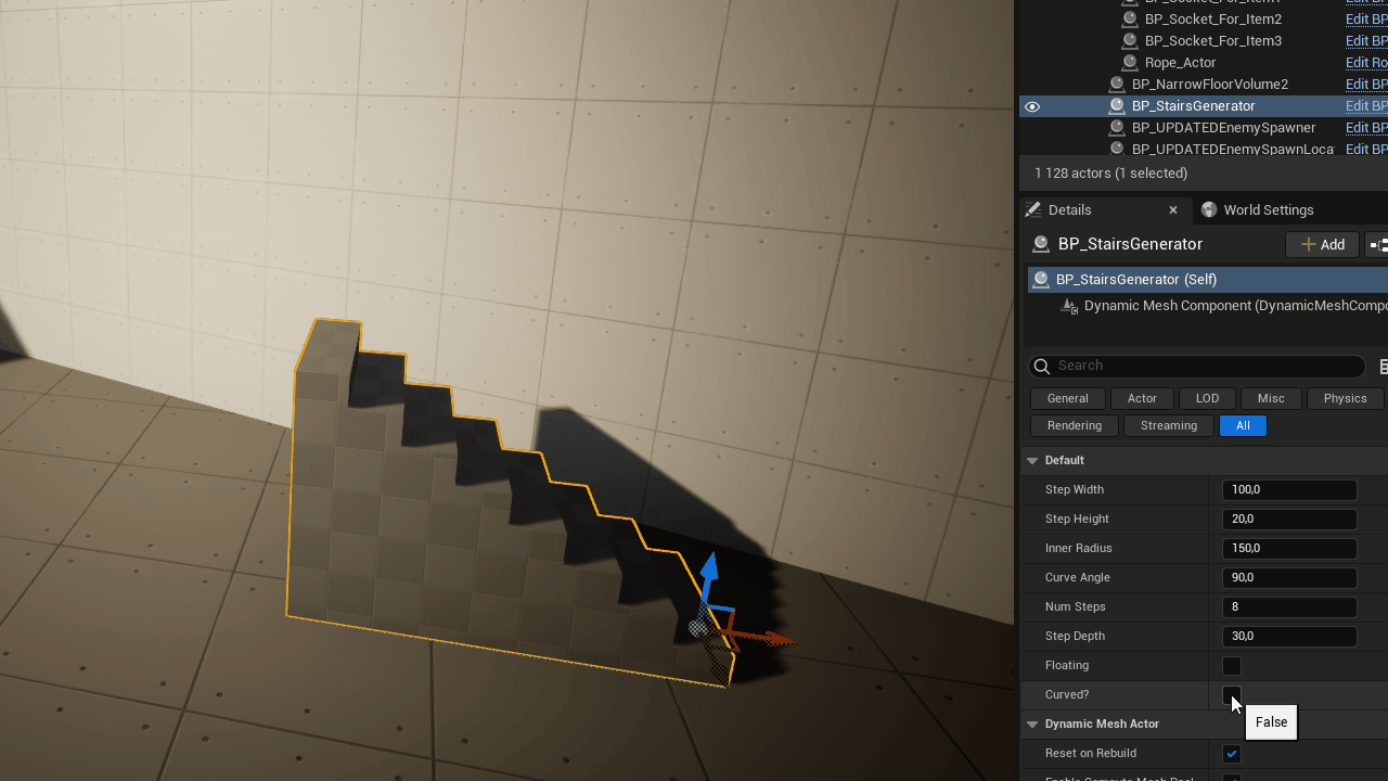 Stairs generator showcase.