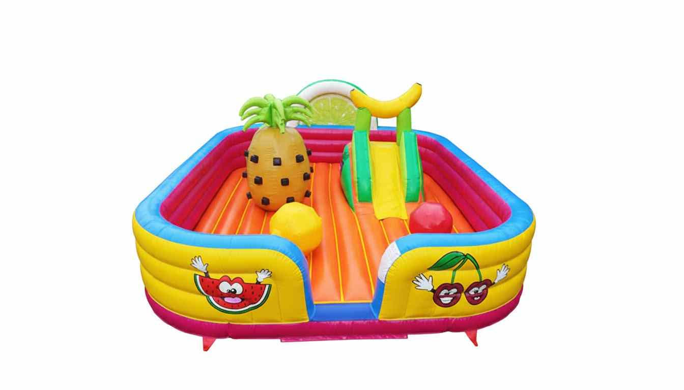 château gonflable corbeille de fruits location structure gonflable animation enfant anniversaire