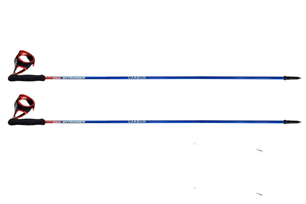 Thumbnail: Mountain King SkyRunner Edge (Ultra Blue Ultra Red) Running Poles Pair