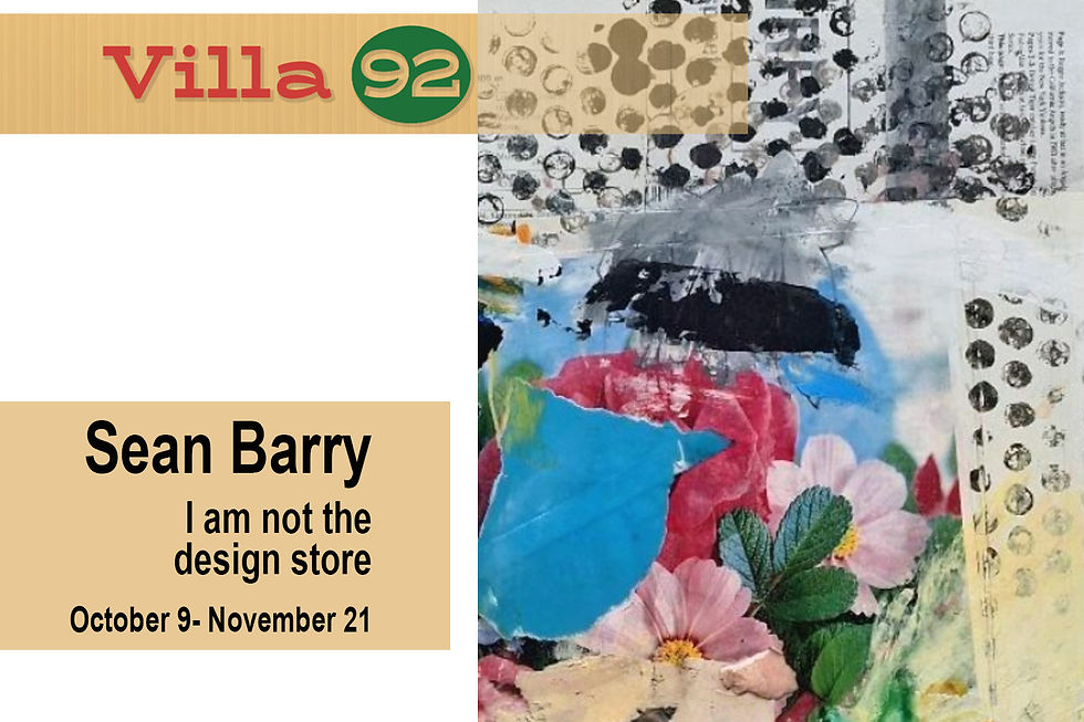 I am not the Design Store - a solo exhibition by Sean Barry