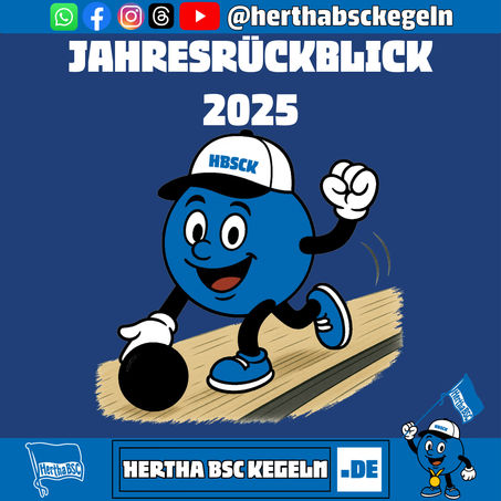 🎳 Jahresrückblick 2025 – Hertha BSC Kegeln