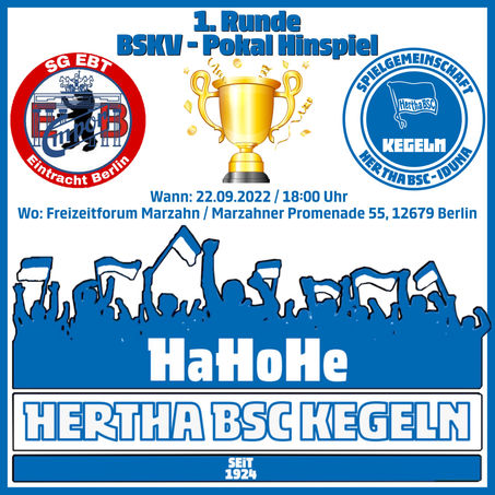 1. Runde BSKV - Pokal Hinspiel