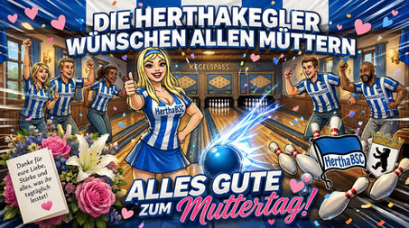 🌸💙 Mit Herz, Stärke und ganz viel Liebe – Danke an alle Mütter! 🎳🤍