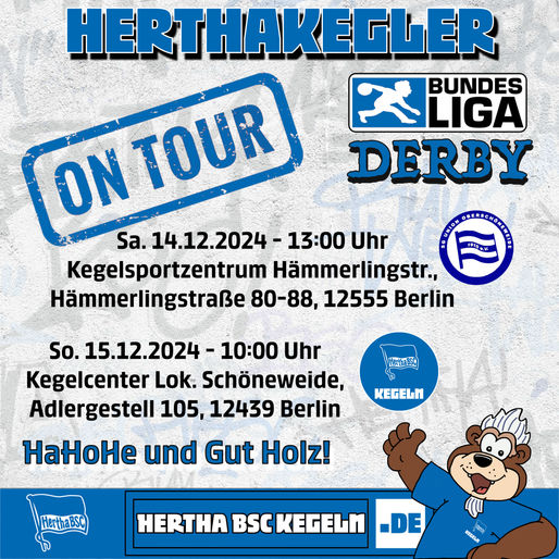 HerthaKegler On Tour!