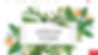 Tropical wedding website design