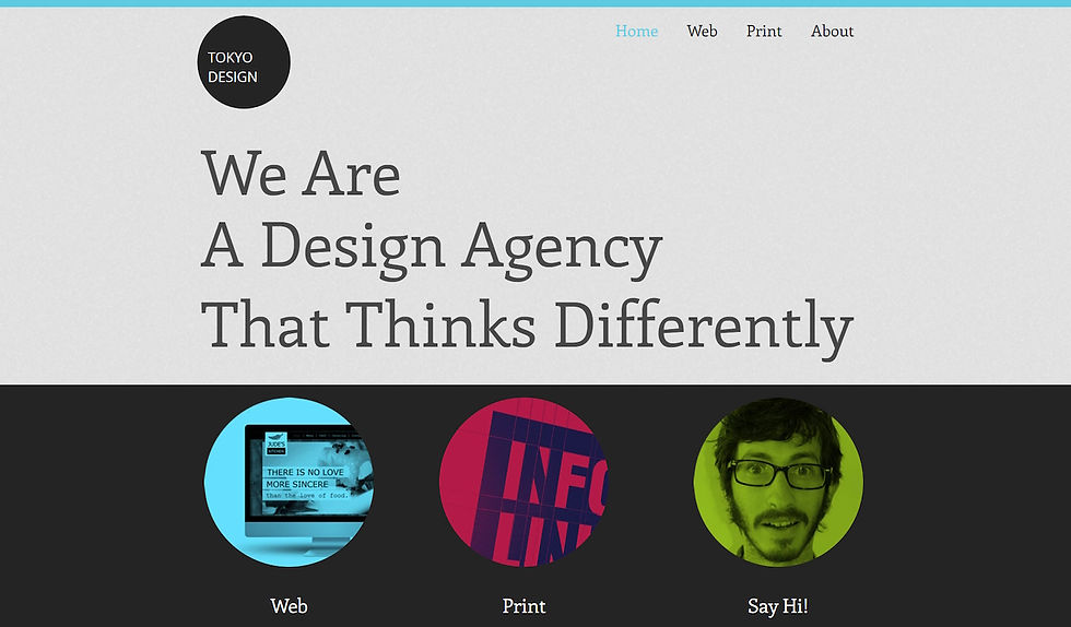 design agency portfolio template