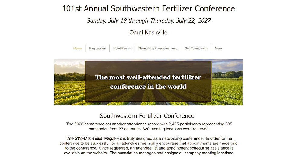 industry conference website example