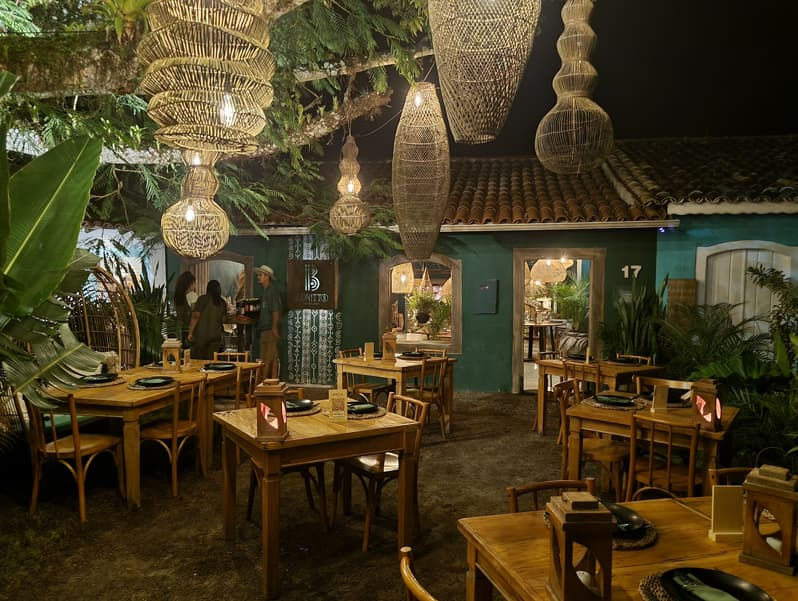 restaurante de luxo em Trancoso Bahia