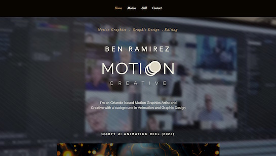 motion graphics portfolio example